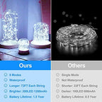4-Pack Solar Fairy Lights Outdoor, Extra-Long 288FT 800LED String Lights - Image 2