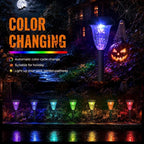 TISEJOY Solar Lights Outdoor Waterproof for Pathway, 8 Pack Color Changing - Image 4