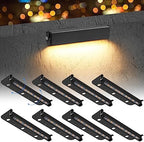 Black 8-Pack 7inch 3W 2700K Soft White Hardscpe Lighting by KwinmysoLightUpYourHome
