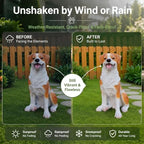 Hound Dog Garden Statue Resin Outdoor Decor Figurine for Yard Lawn Patio - Image 4