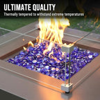 Skyflame 10-Pound Fire Glass Beads for Fire Pit Fireplace - Image 4