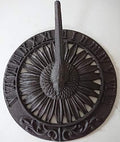 Ascalon Sunflower And Bird Cast Iron Sundial by Unknown