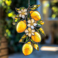 Lime Tree Branch Acrylic Suncatcher by AVAGAN