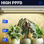 Barrina T5 Grow Lights for Plant Shelf, Yellow 4FT, 8 Packs, White Cover - Image 3