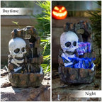 15.9" H Halloween Water Fountain Outdoor ＆ Indoor,Garden Fountain with LED - Image 5