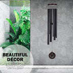 Vanquer Large Wind Chimes for Outside Deep Tone - 46'' Wind Chimes Outdoor Clearance, Windchimes Outdoors, Hummingbird Wind Chime,Sympathy Gift, Patio, Home Décor, Vintage Black (46" Hummingbird) - Image 6