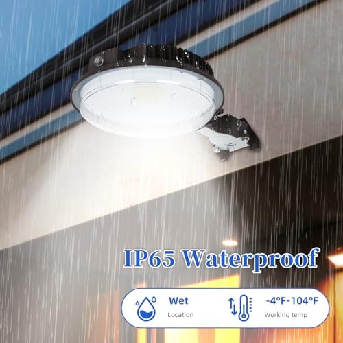 Dusk to Dawn 70W LED Barn Light with Mount Arm 5000K 10500Lm ETL Listed - Image 6