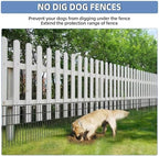 25 Pack Garden Animal Barrier Fence, 17in(H) x27ft(L) No Dig Decorative Fences, 1.5in Spike Spacing Rustproof Metal Garden Fence Border for Dogs Rabbits, Bottom Blocker for Outdoor Yard Patio - Image 2