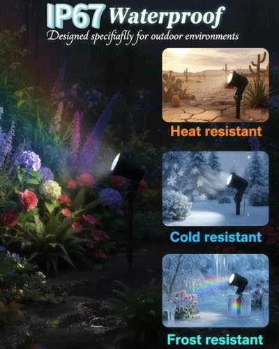 RGB Landscape Outdoor SpotLights with APP & Remote Control - Image 2