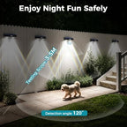 kolpop Solar Fence Lights Outdoor with Motion Sensor,Fence Lights Solar Powered,IP65 Waterproof,3 Modes LED Solar Lights for Patio,Backyard,Railing,Wall,Nighttime,Party,Pool,12 Pack,Cool White - Image 6