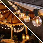 55Ft Solar String Lights Outdoor , IP65 Waterproof,LDE Edison Bulb Remote - Image 5