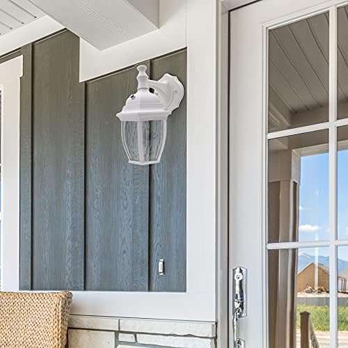 Maxxima LED White Outdoor Wall Light, 580 Lumens 3000K, Dusk to Dawn Sensor - Image 5