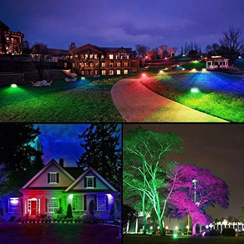 MELPO Led Flood Light 30W, 300W Equivalent Outdoor Color Changing Lights - Image 2
