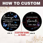 Personalized Butterfly Memorial Wind Chimes for Loss of Mother - Image 5