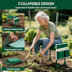 Garden Kneeler and Seat Heavy Duty 600LBS w/ Thicken Wide Soft Kneeling Pad - Image 6