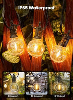 Outdoor String Lights, 100FT 100+2 G40 Bulbs Shatterproof Patio Lights - Image 3