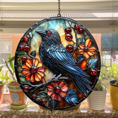 Raven Acrylic Suncatcher - Image 4