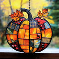 Vintage Halloween Pumpkin Acrylic Suncatcher by AVAGAN