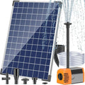 Antfraer 25W Solar Fountain Pump, Solar Water Pump 340GPH Flow Adjustable, Solar Pond Pump with 16.5Ft Cord & PVC Tubing for Pond Small Pond Garden Waterfall Backyard Hydroponics Water Features by Antfraer
