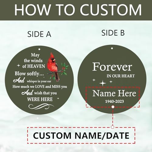 Personalized Memorial Wind Chimes, Sympathy Gifts for Loss of Loved One - Image 7