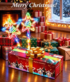 Solar Christmas Lights Outdoor, 10 Pack Star Tree Pathway Lights, Colorful - Image 4