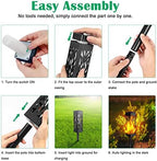 TomCare Solar Lights Outdoor Solar Garden Lights Landscape Lighting for Patio Yard Lawn - Image 5