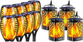 TomCare Solar Flickering Flame Torch Lights for Garden Patio Yard by TomCare