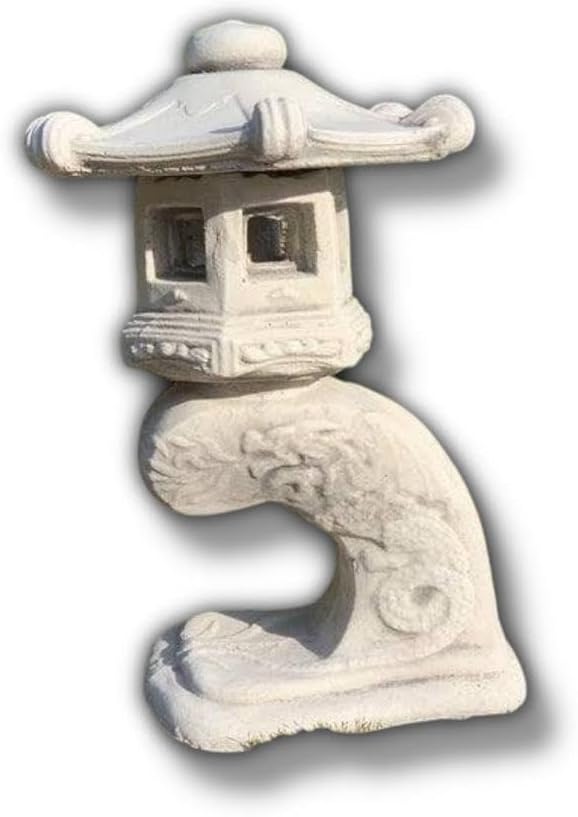 Garden Pagoda Sculpture Zen Home Decor Japanese Pagoda Backyard Lantern Figure Outdoor Ornament Pagoda Decoration Zen Art by Unknown