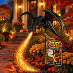 2027 Upgraded Solar Dragon Fire Garden Light, Dragon Flame Solar Light, Dragon Garden Stake Outdoor Decor，1PC by Unknown