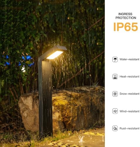 Landscape Path Lights IP65 Waterproof Bollard Light Outdoor Led Landscape Lighting for Commercial Garden Walkway Lawn Lamp 3000K LED Modern Pathway Lamp - Image 3