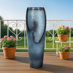 Naturefalls 38.7” H Modern Outdoor Fountain - 4-Tiered Outdoor Garden Fountains with Contemporary Design&LED Light for Garden, Patio, Deck, Porch, Backyard and Home Art Decor - Image 2