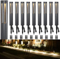 LEONLITE 10-Pack 3W LED Low Voltage Path Lights Aluminum 3000K Black by LEONLITE
