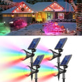 Solar Lights Outdoor Waterproof Spot Lights, Multicolor 4 Pack by Unknown