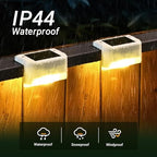 PATIOWIN Solar Fence Lights Outdoor Waterproof, Warm White, 20 Pack - Image 3