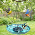 DazSpirit 14.9" Hanging Bird Bath with Solar Fountain for Outdoors by DazSpirit