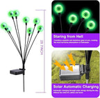 ASMAD Halloween Decorations Outdoor Solar Scary Eyeball Lights,8Pack 64LEDs - Image 5