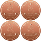 Bird Bath Copper Disk, Pure Copper Bird Bath Purification Disc, Save Cleaning Time, Chemical Free,Safe Natural Solution for Birdbaths Bowls&Waterfall Fountain, Year-Round Use (4 pcs) by Unknown