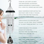 Sympathy Memorial Wind Chimes Bereavement Memorial Gifts for Loss of Son Sympathy Memorial Gifts for Loss of Loved One in Memory of Son - Image 4
