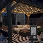 LED Net Lights, 360L 10×10 FT Outdoor Mesh Lights for patio, Pergolas by EUQualityEasyUse