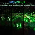 Gonhom PAR38 Flood Lights Outdoor,Dimmable LED Flood Light Bulbs,20W(Equivalent to 200W),E26 Base,Outdoor Porch,Holiday Lighting,LED Flood Light Bulb for Halloween,Christmas,4 Pack Green - Image 4