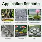 20 lbs Rocks for Outdoor Landscaping, 2-3" Decorative Planter Rocks - Image 4