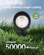 LITFIT 8Pack Low Voltage Landscape Spotlight,12v Outdoor Uplight Waterproof - Image 6