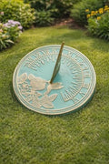 10 Inch Sundial Garden Clock, Antique Outdoor Garden Decor, Decorative Sun Dial with Roman Numerals, Vintage Lawn Patio Ornament, Garden Gift by Unknown