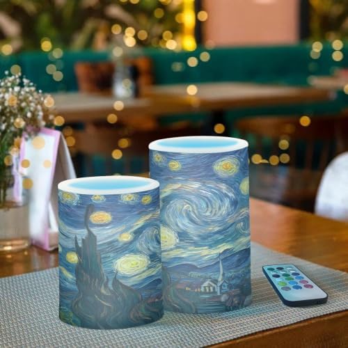 ALAZA Starry Night Flameless Candles - Image 6