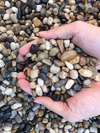 Voulosimi 18 LBS River Rock Stones, Natural Decorative Polished Mixed Pebbles Gravel,Outdoor Decorative Stones for Plant Aquariums, Landscaping, Vase Fillers - Image 5