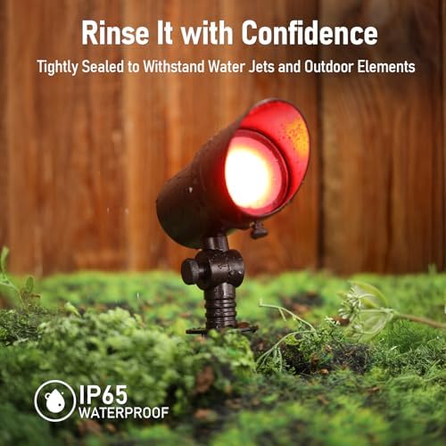 LEONLITE 8-Pack RGB LED Landscape Spotlight, 15°-60° Adjustable Beam Angle - Image 5