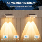 VOLISUN Solar Fence Lights Outdoor 16 Pack, 50Lumen RGB Color Changing - Image 5