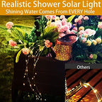 Solar Lanterns Outdoor Waterproof,Metal Watering Can with Hook 1PC，Solar Lanterns for Outside,Sunflower Bee and Butterfly Garden Decor Lights,Waterproof Solar Powered Hanging Lantern for Patio,1PC - Image 4