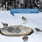 Bird Bath Deicer for Outdoors Winter 250W Pond De Icer Die Cast Aluminum Water Heater Heated Thermostatically Controlled with Auto Shut Off - Image 2