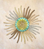 Regal Art & Gift Large Metal Sun Wall Decor, Indoor & Outdoor Sunburst Art - Image 4
